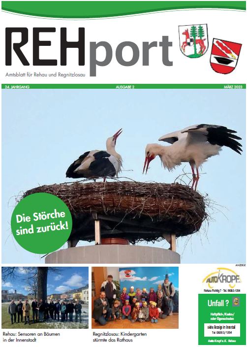 Amtsblatt der Stadt Rehau und der Gemeinde Regnitzlosau - REHport - 02/2023