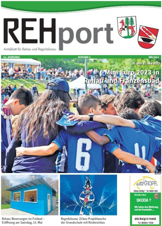 Amtsblatt der Stadt Rehau und der Gemeinde Regnitzlosau - REHport - 04/2023