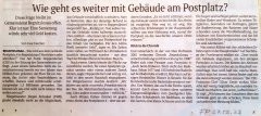 Wie geht es weiter am Postplatz