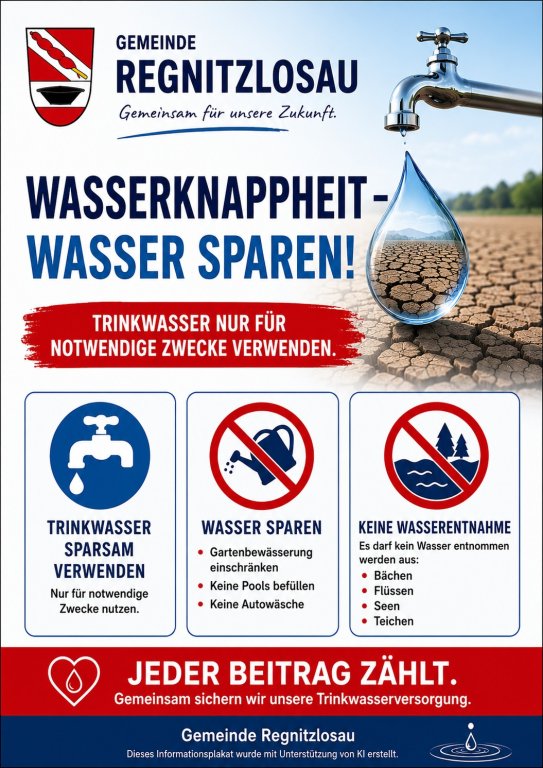 Wasserknappheit - Wasser sparen!!