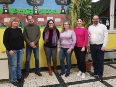 Neue Vorstandschaft mit Schulleiterin und Bürgermeister